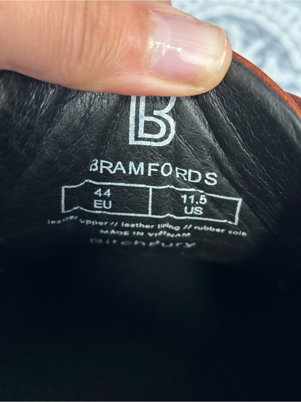 Birchbury Bramford Minimalist Leather Barefoot Sneakers Rust Red Brown 11.5 - Picture 8 of 9